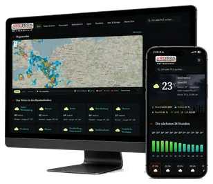 AMEPRES Wetterdienst auf Desktop und Smartphone