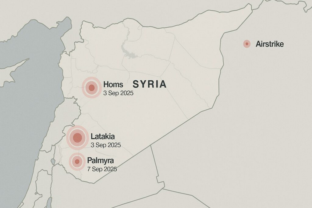 Syrien Luftangriffe September 2025