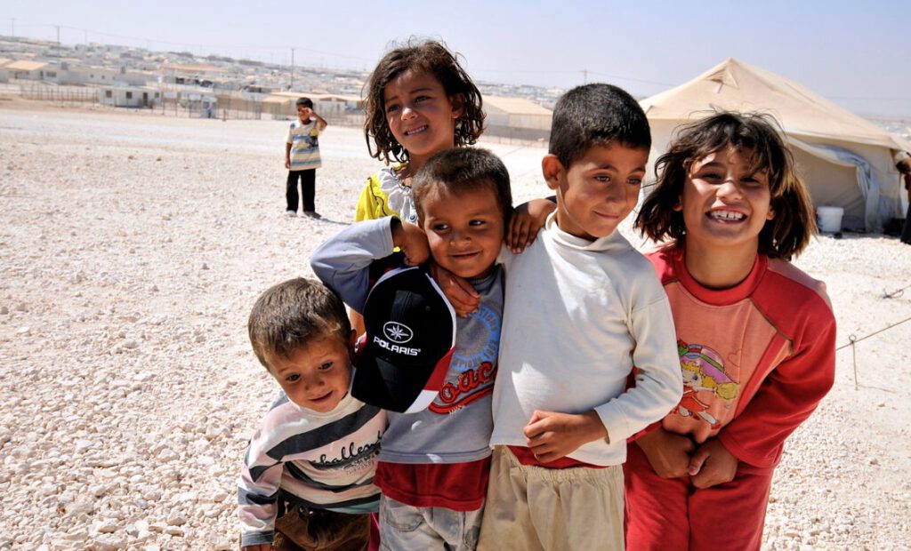 Zaatari Flüchtlingscamp in Jordanien