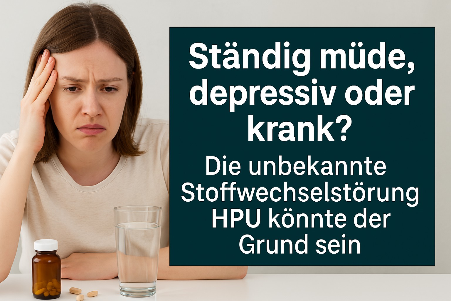 Ständig müde, traurig, krank? Die unterschätzte Stoffwechselstörung HPU könnte dahinterstecken
