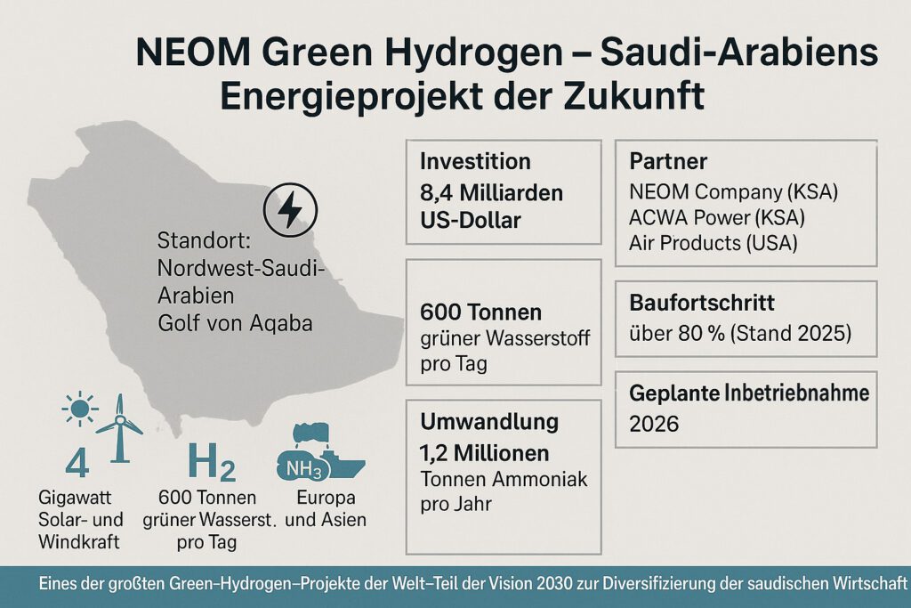 NEOM Green Hydrogen Saudi-Arabien 2025