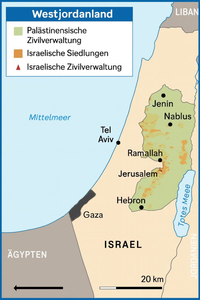 Israel Gaza Westbank 2025