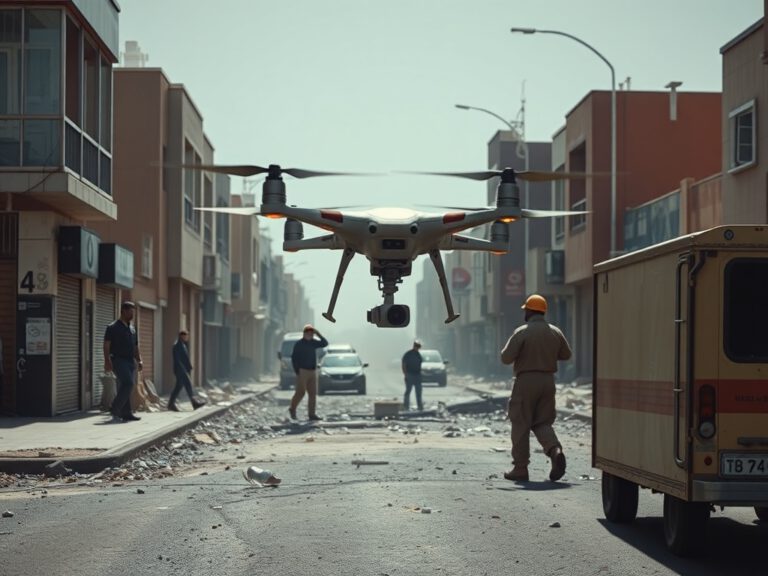 Abgeschossener Drohne verursacht Verletzungen und Sachschäden in Bahrain