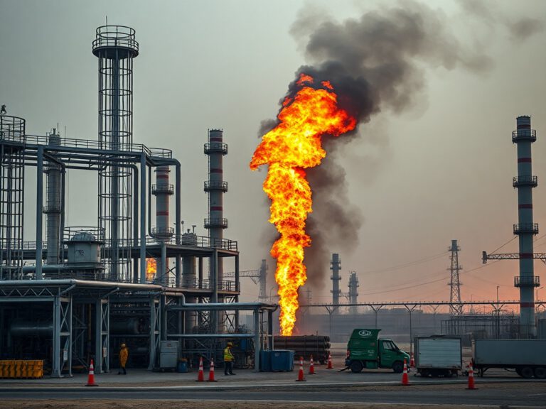 Brand in kuwaitischer Ölraffinerie nach regionalen Spannungen