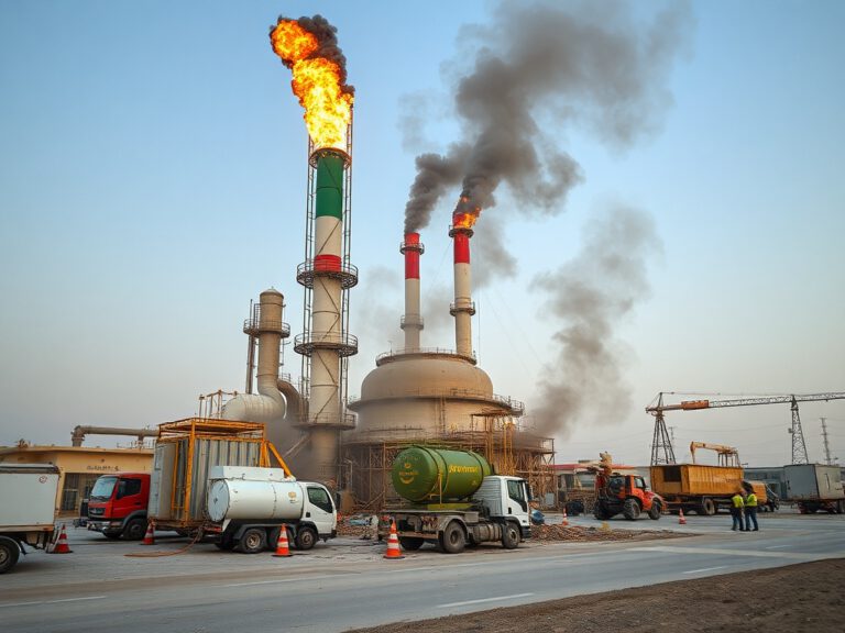 Iranischer Angriff verursacht schwere Schäden an kuwaitischen Petrochemieanlagen